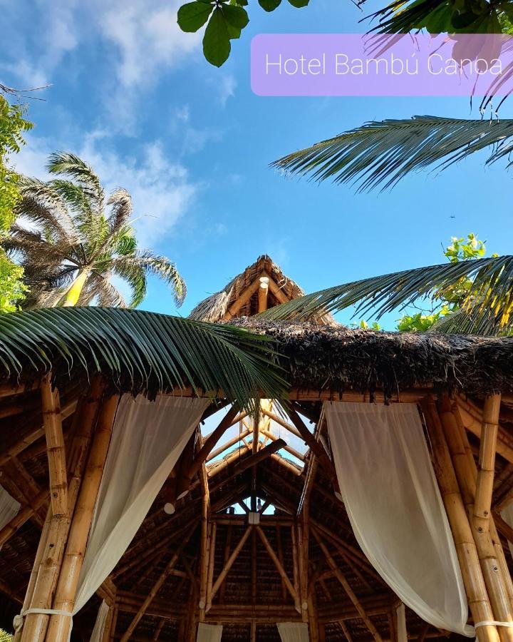 Hotel Bambú Canoa Bagian luar foto