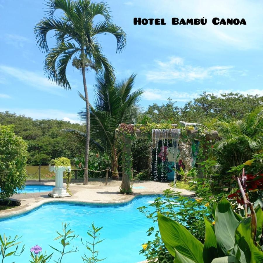 Hotel Bambú Canoa Bagian luar foto