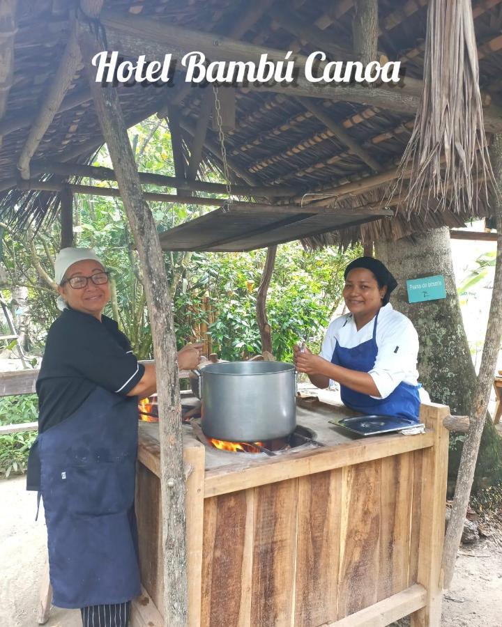 Hotel Bambú Canoa Bagian luar foto